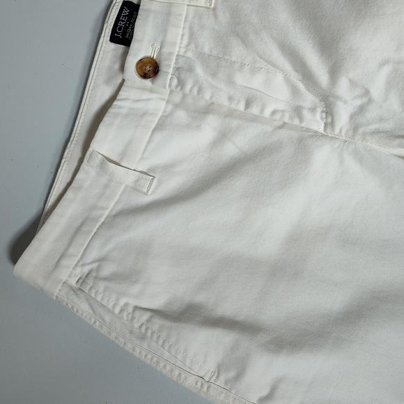 J. Crew High Rise Girlfriend Chino Pants Stone Ivory White 6 - Picture 4 of 9